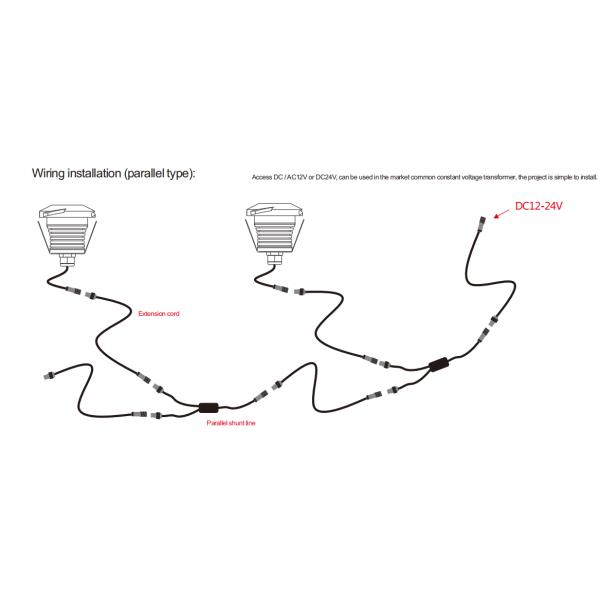 Светодиодные подземные фонари 3W IP67 12V RGB LED Внешний вихревой свет Путь похороненная лампа