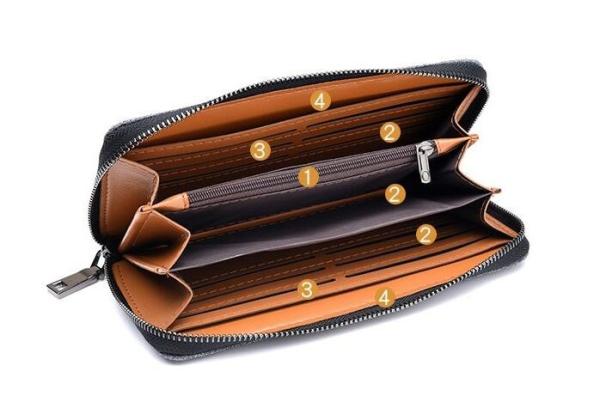 Fashion Promotional Nylon Wallets Polyester Material Made For Men
