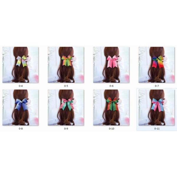 Sublimated Girl Cheerleading Bows with Hair Ring Delivery in 3-7 Working Days 16*20cm