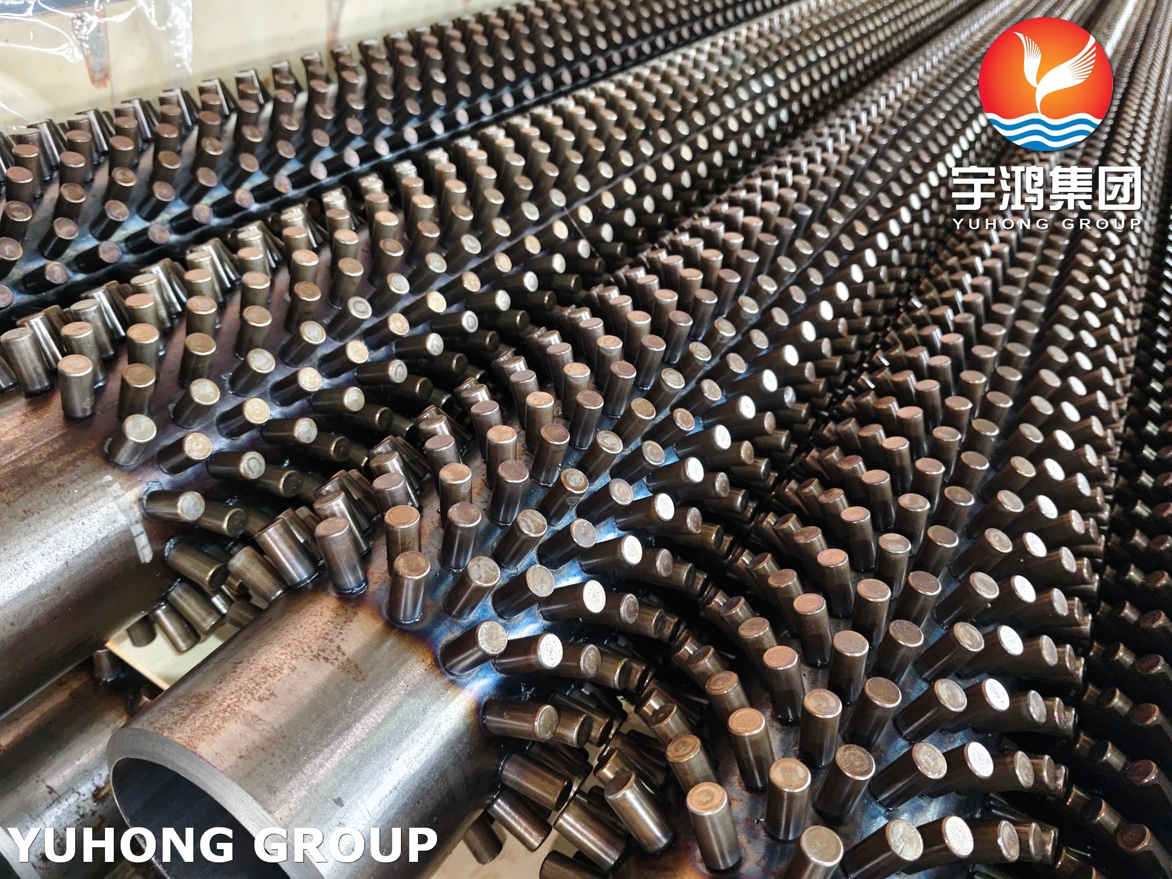 Asme Sa106 Gr.b Astm A106 Gr.b Studded Fin Tube For Boilers Heat Exchangers And Fired Heaters