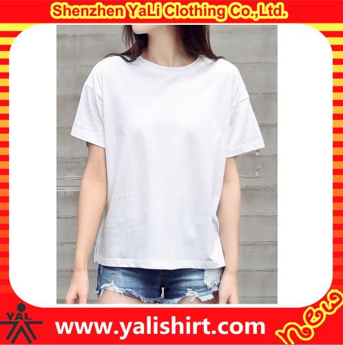 Blank White Short Sleeve Bamboo T Shirt O Neck L, M, S, XL, Xs, XXL, XXS, XXXL