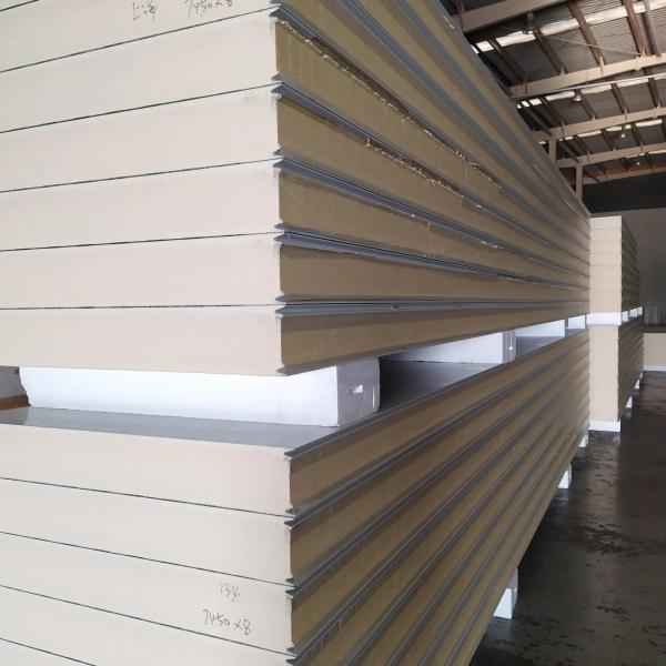 Modern Design Style Warehouse Construction with Insulated XPS Rock Wool EPS Panels
