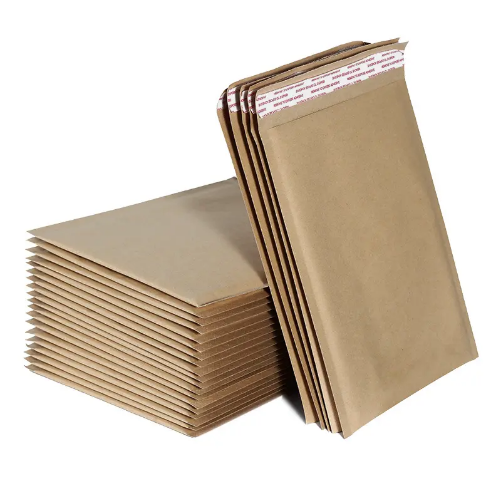 Biodegradable Kraft Mailing Bag Padded Mailer Wrap Bubble Envelope Compostable Waterproof Logistic Packaging Bag