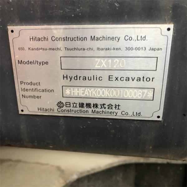 Original Hydraulic Valve Used Hitachi ZX120-3 ZX120-6 EX120 Crawler Excavator 12 Tons