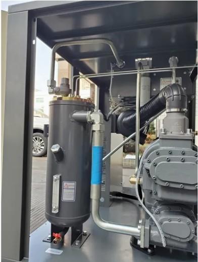 37kw Industrial Micro Oil-less Screw Air Compressor 200kw Power W Air Cooling 380v AC Essential PLC Motor Pump Engine Bearing