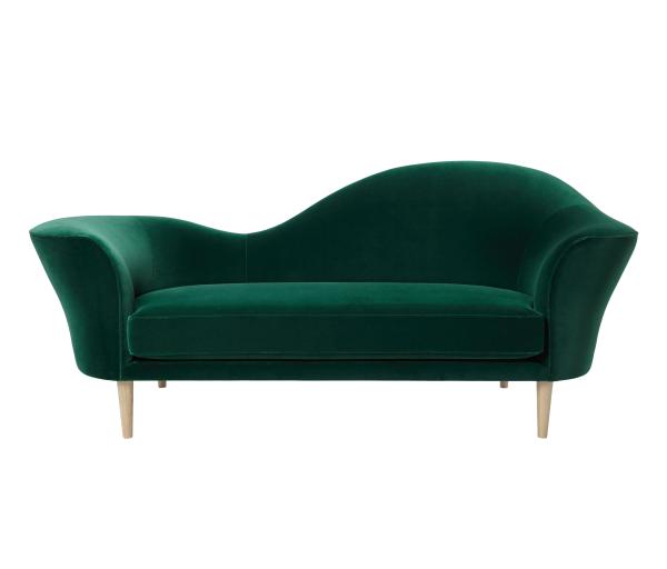 Gubi Olsen Modern Upholstered Sofa Grand Piano Fixed Cover With Oak Legs