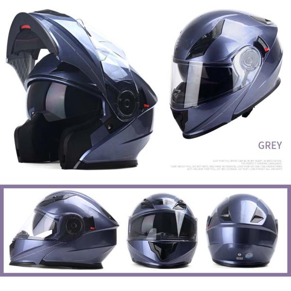 Custom ABS DOT Approved Modular Helmet for Motorcycle Anti-Collision and Breathable