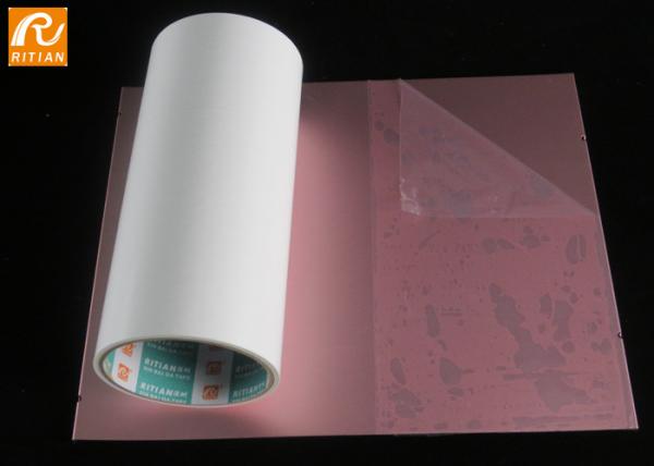 Material plástico transparente do PE da película protetora da folha da baixa adesão resistente ao calor