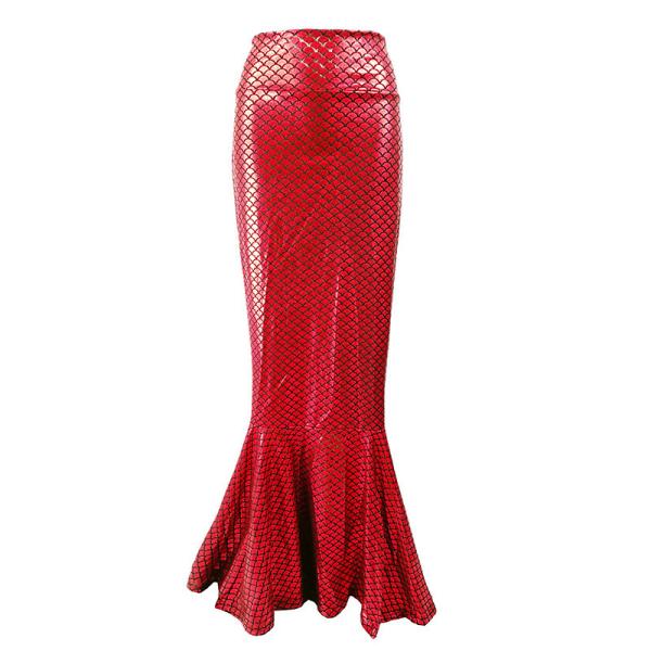 Breathable Mermaid Tail Halloween Costume 90% Polyester 10% Spandex Material