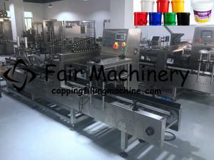 enchimento do frasco de 6B/Min 3.8KW e PLC tampando da selagem do xarope da m