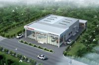Construções pré-fabricadas da construção de aço do armazém dos painéis de sanduíche Q235 do plutônio Q345