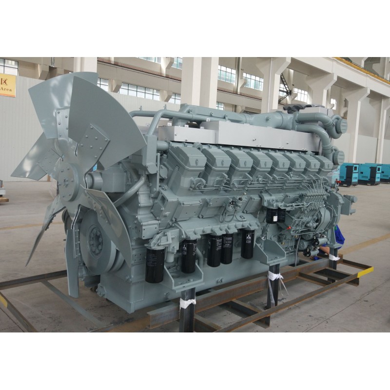 1520kw 1875kva 50Hz Mitsubishi Diesel Generator With Stamford Alternator , Water Cooled Three Phase
