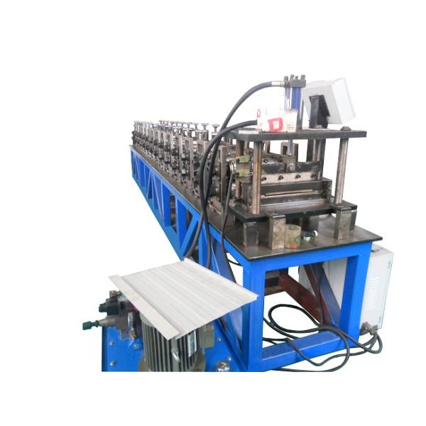 Blue Color Rotary Punching Machine Standing Seam Metal Roofing Sheet Making Machine