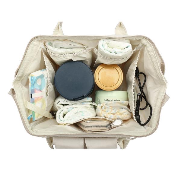 Thermal Insulation Nylon Travel Changing Bag With USB Charging Port 35L