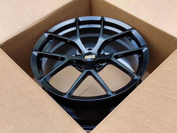 BBS Fi-R Satin Black Wheels 6061-T6 Aluminum Alloy Forged Wheels