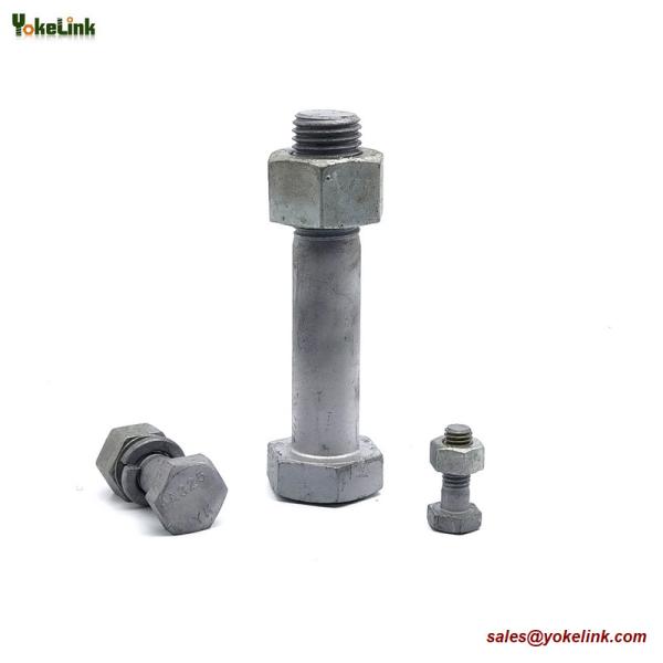 Heavy Hex Bolt ASTM F3125 Grade A325 Type 1 Hot Dipped Galvanized
