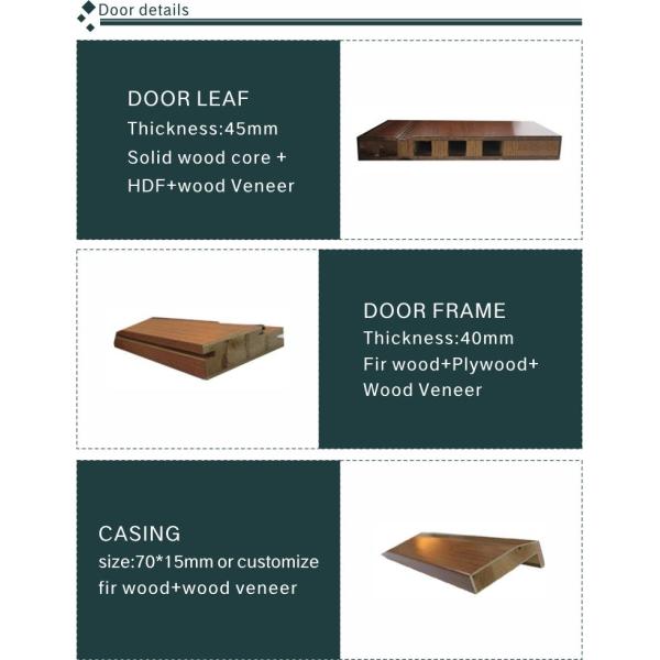 Durable Hotel Fancy Wooden Door Design 2.1m Height Solid Core Flush Door