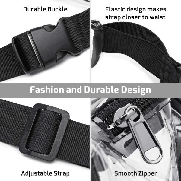 Custom Outdoor Water Proof PVC Clear Fanny Pack OEM/ODM Perfect for Men and Women on the Go