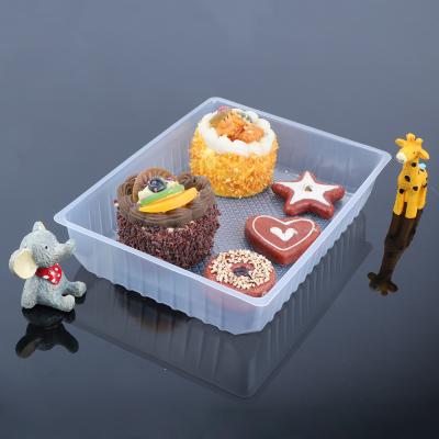 alimento plástico descartável Microwavable Tray For Packaging de 4cm FDA
