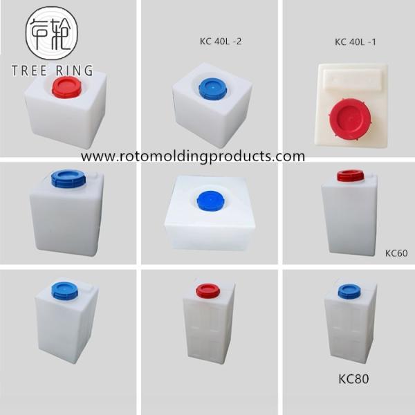 Square 40L Litre Plastic Flat Roto Water Tanks Using Valeting Window Cleaning Camping