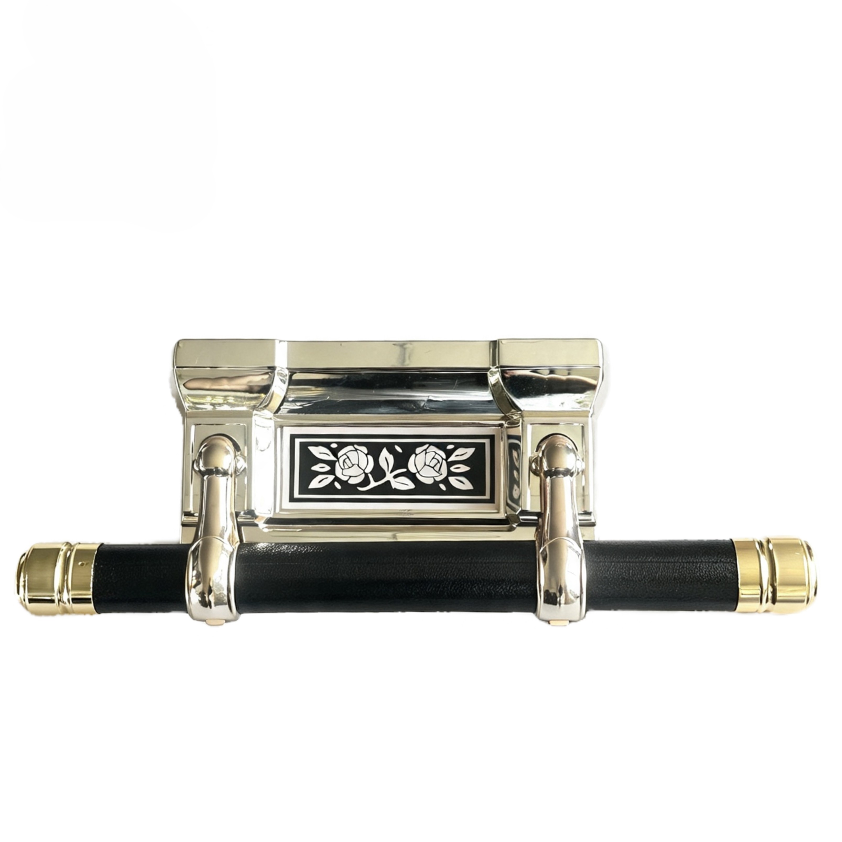 Decorative Inset Panel Casket Swing Bar Handle Compatible With Custom Decal Sticker