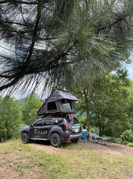 4x4 Triangle Outdoor Shade 2000mm-3000mm Rooftop Tent And Awning