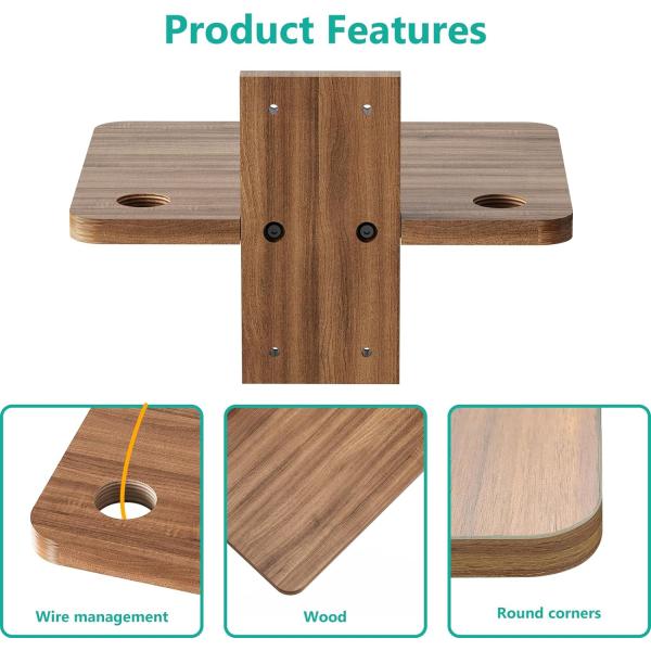 Customized Shape Floating TV Shelf for DVD Players Cable Boxes Routers Game Consoles
