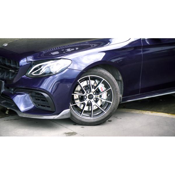 Front Big Brake Kit 6 Piston Caliper With 355x32mm Rotor BBK Auto Brake System For Mercedes Benz E200L 18 Inch Car Rim