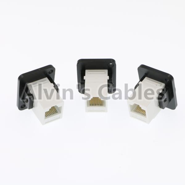 Panel Mount Waterproof RJ45 Connector Ethernet Cat6 Connection Type