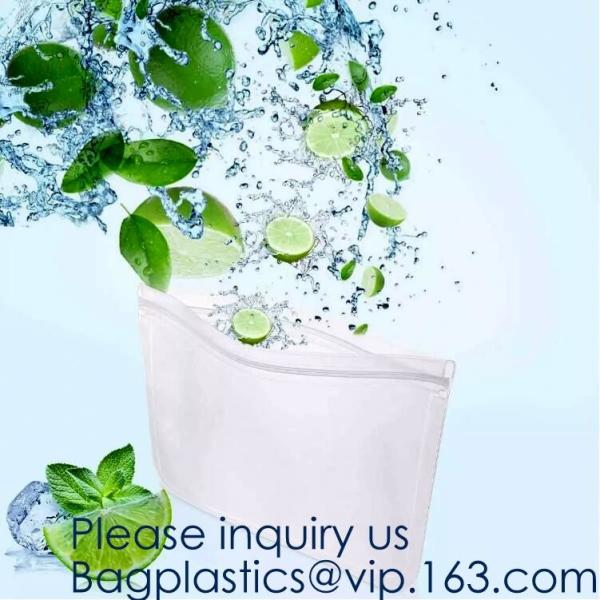 FOOD GRADE SILICONE: Strong, Thick 100% Durable Silicone Food Bags, Non-Toxic, Non-Leaching Hygienic And Reusable Food B