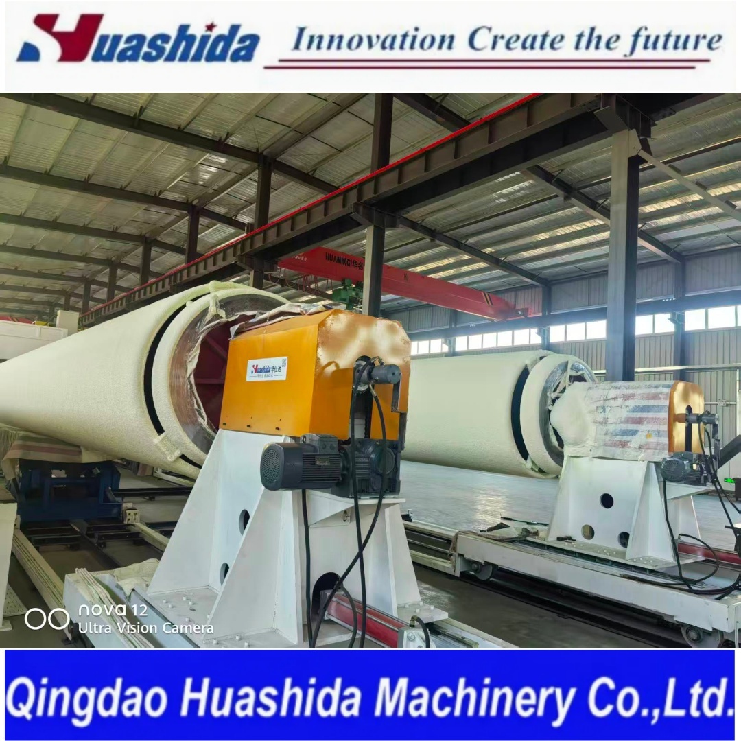 Automated Polyurethane Spray Foam Preinsulated Pipe Production Line with High-Pressure Foaming Machine for 500-1600mm Pipe Diameter Range