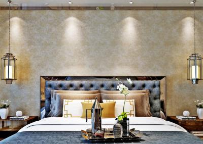 Contemporary Leather Soundproof Wall Covering / Home Decoration Wallpaper