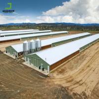 Cadre préfabriqué en acier léger Structure de construction Cadre de conception modulaire Ferme de volaille Maison de vache