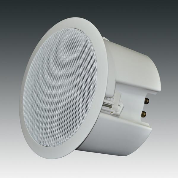 Mini Ceiling Column Array Speakers Flush Mount For Meeting Room , Plastic Cabinet