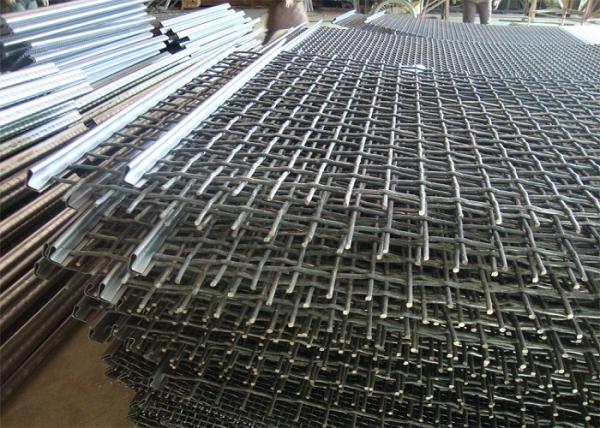 Silver Stainless Steel 316L 40 Inch Woven Wire Panels Industrial