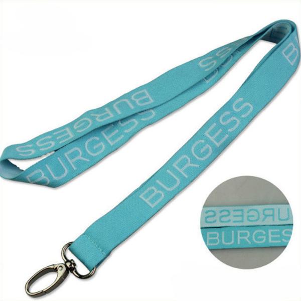 Promotional Dacron Lanyard 2*90cm Dacron Logo Customized Office Supplies