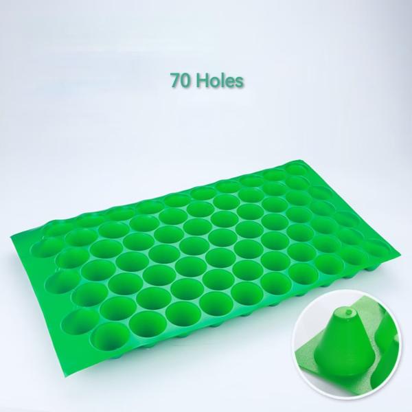 60 Cells Pp Vegetalble Plastic Seed Starting Trays Cold Resistant Portable