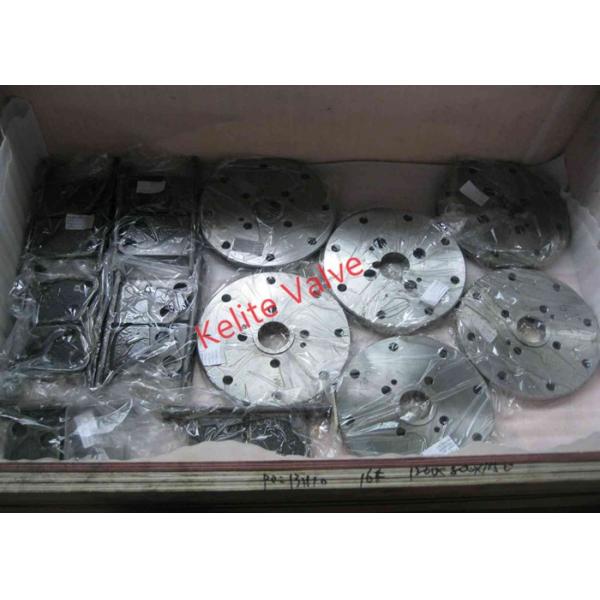 Forged Ball Valve Body Cap Stem Bearing Plate Non Assembled Trunnion