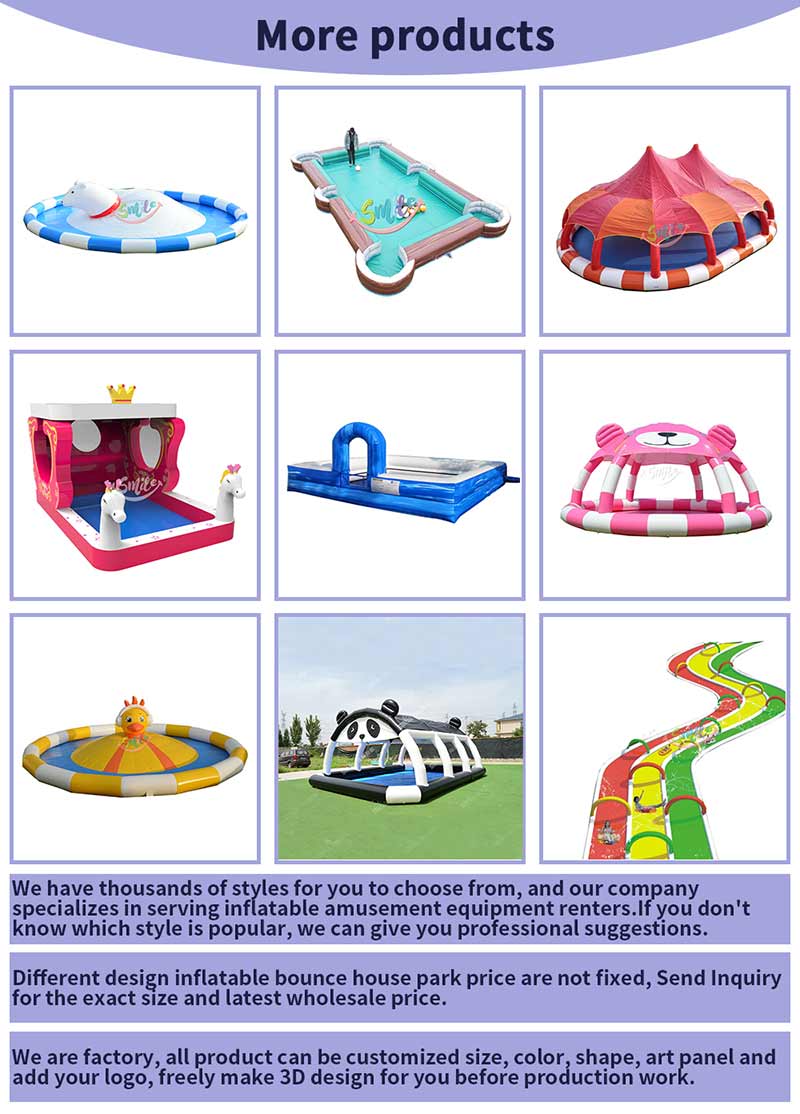 Red Blue Stripe Square Inflatable Water Pool PVC Kids Swimming Pool For Outdoor Ball Pit Sand Pit Commercial Events
