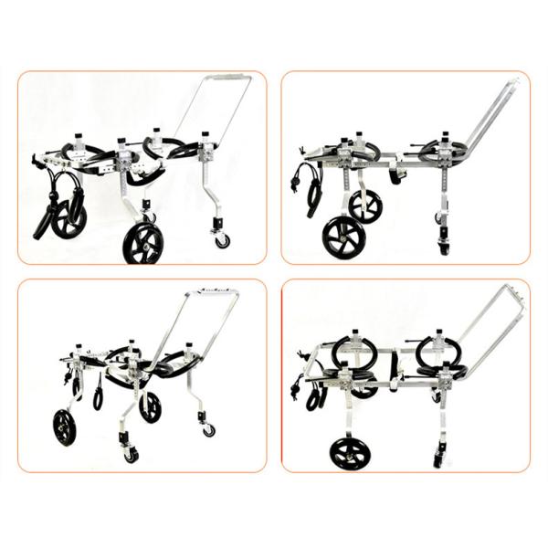 Adjustable Handicap Pet Dog Wheelchair Four Wheel Dog Cart Rehabilitation Training