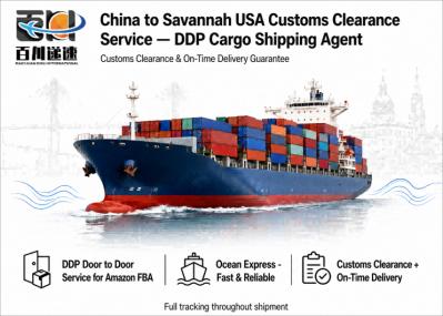 China To Savannah USA Customs Clearance Service DDP Cargo Shipping Agent