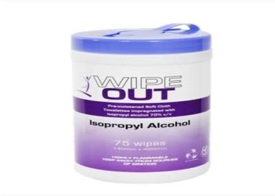 75% Isopropyl Alcohol Medical Grade Cleaning Wipes Portable Pre - Moist Type