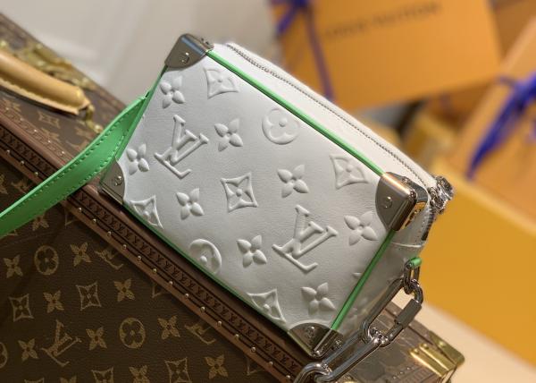 Mini Soft Trunk Chain Bag Monogram Printing Leather Luxury Cross-Body Bag Unique Letters  Decrocation Box Bag