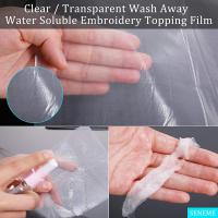 Filme solúvel em água transparente 150cm de PVA para grânulos do bordado/lavanderia