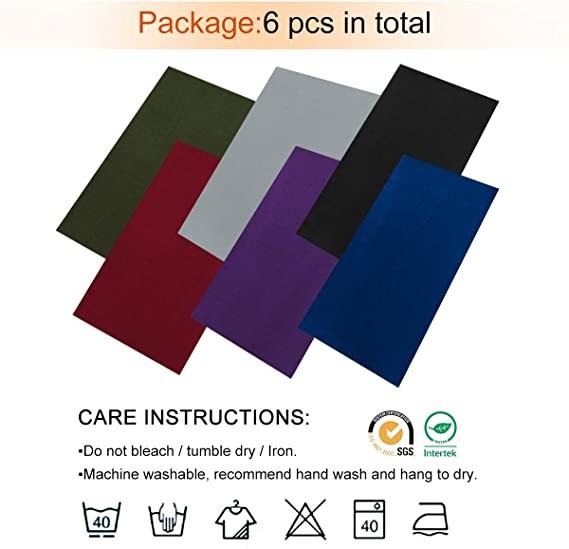 Polyester Neck Gaiters Washable Face Cover Scarf Tube Bandana