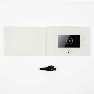 Paper Craft 5 Inch Lcd Greeting Card Video Marketing Brochure