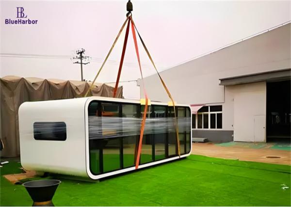 Light Steel Structure Space Capsule House For Gym Store Apple Cabin Office