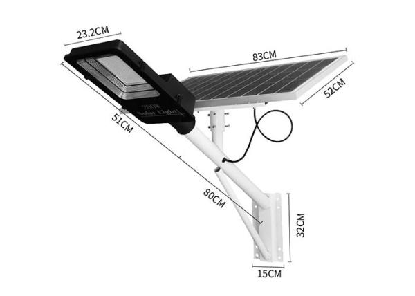 60W 300W Cool White Decoration LED Solar Street Lights