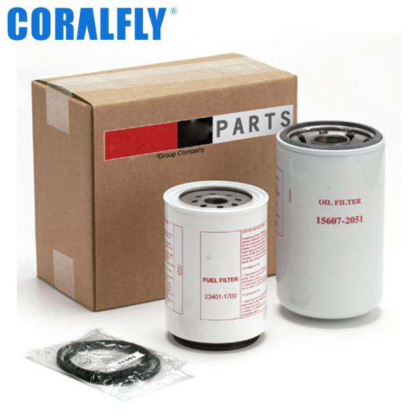 Filtro de óleo diesel S1560-72051 do caminhão HINO do ODM do OEM de Coralfly