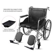Fauteuil roulant manuel pliable de poids léger réglable de taille pour le patient plus âgé 85cm